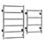 Electric Towel Warmer J Plaza 3D model small image 1