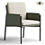 Ergonomic Zenit Chair by Turri 3D model small image 1