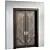  Classic Crown Door: 2400mm Height 3D model small image 1