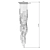 Modern Frame Pendant Light Fixture 3D model small image 4