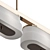 Elegant Spate Pendant Lamp 3D model small image 2