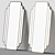 Multi-Level Metal Accent Mirror 3D model small image 2