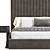 Elegant Arona Bed Design Rendered in Corona 3D model small image 5