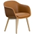 Muuto Wood Fiber Conference Armchair 3D model small image 2