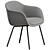 Muuto Fiber Tube Conference Chair 3D model small image 6