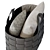 Molteni&C Boulogne Woven Basket 3D model small image 3