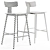 Half-Bar Stool ANT Black 3D model small image 5