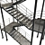 Metal External Evacuation Staircase 3D model small image 1