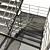 Metal External Evacuation Staircase 3D model small image 2