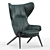 Modern Cassina P22 Armchair Model 3D model small image 2