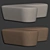 Modern L-Shaped Pouf Design 3D model small image 7