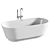  Miraggio Siena Bathtub 3D model small image 6