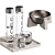 Modern Decor Set NG10 3D model small image 3