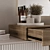 Modern Bedroom Furniture Set Contemporary 3D model small image 4
