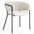 Modern Runnie Chair in Dark Grey 3D model small image 1