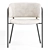 Modern Runnie Chair in Dark Grey 3D model small image 2