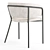 Modern Runnie Chair in Dark Grey 3D model small image 3