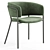 Modern Runnie Chair in Dark Grey 3D model small image 4