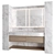 Luxury Stone Wood Bathroom Set 3D model small image 5