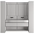 Luxury Stone Wood Bathroom Set 3D model small image 6