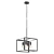 Modern Square Pendant Light Brushed Nickel 3D model small image 5