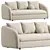 Modern Audrey Sofa 3D Model 3D model small image 1