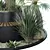 Tree and Bush Garden Box Outdoor 3D model small image 3