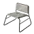 Modern LINNEBÄCK Chair, IKEA 3D model small image 3