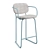 Sleek Ergonomic Sled Bar Stool 3D model small image 2