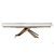 Esmeralda Folding Table with Ceramic Tabletop 3D model small image 3