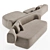 Modern Modular Fabric Sofa La Cividina 3D model small image 2