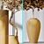 Mission Olive Tree Vase Set 3D model small image 7