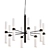 Sophisticated Chandelier Model for VRay 3D model small image 1