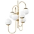 Elegant Gooseneck Chandelier Fixture 3D model small image 1