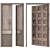 Ready-to-Use Door Collection 13 3D model small image 1