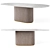  Modern Dining Set with Waterton Armchair 3D model small image 2