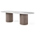  Modern Dining Set with Waterton Armchair 3D model small image 7