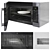 GE Microwave Set 01 - Four Model Kitchen Set 3D model small image 9