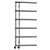 Designer Chrome Towel Rail Radiator 3D model small image 2