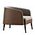 Jackie Konyshev Armchair 3D model small image 3