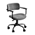 Marsi Textile Dark Grey Office Chair 3D model small image 1