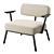 Ode Lounge Chair Set: Modern Elegance 3D model small image 3