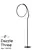 Dazzle Three Flexible Floor Lamp 3D model small image 1