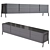 Modern Nelson TV Storage Stand 3D model small image 1