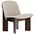 Modern Chisel Lounge Chair Set 3D model small image 1