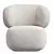  Modern Minimalist Asawa Lounge Chair 3D model small image 2