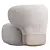  Modern Minimalist Asawa Lounge Chair 3D model small image 3
