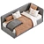 Sofa Bed LEVEL 395 Kit 3D model small image 4