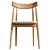 Arflex Lizzy Wood Chair 80cm 3D model small image 2