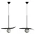 Flow Metal Pendant Lamp etermine 3D model small image 2